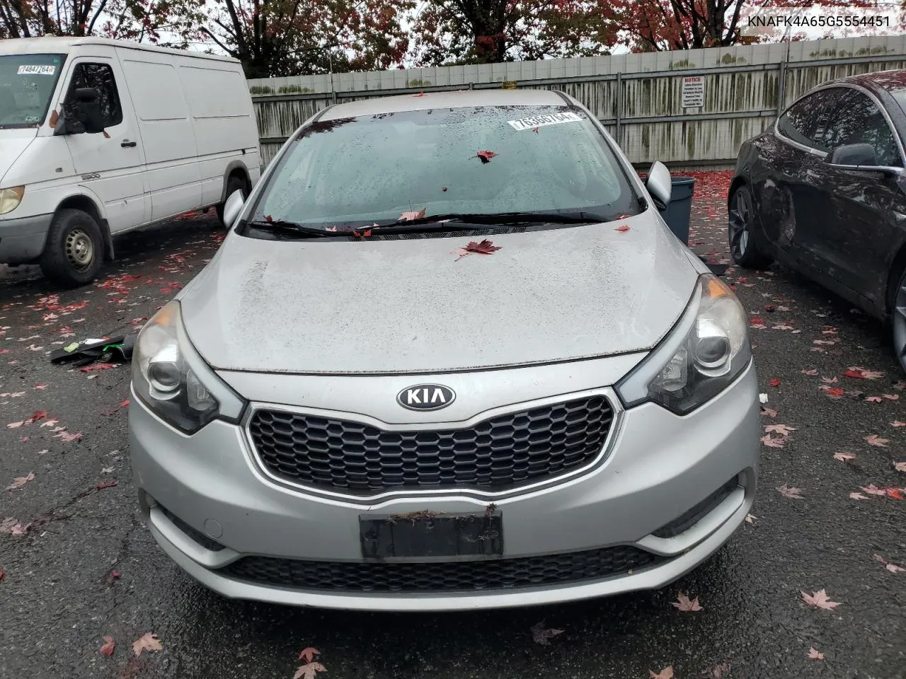 2016 Kia Forte Lx VIN: KNAFK4A65G5554451 Lot: 76366764