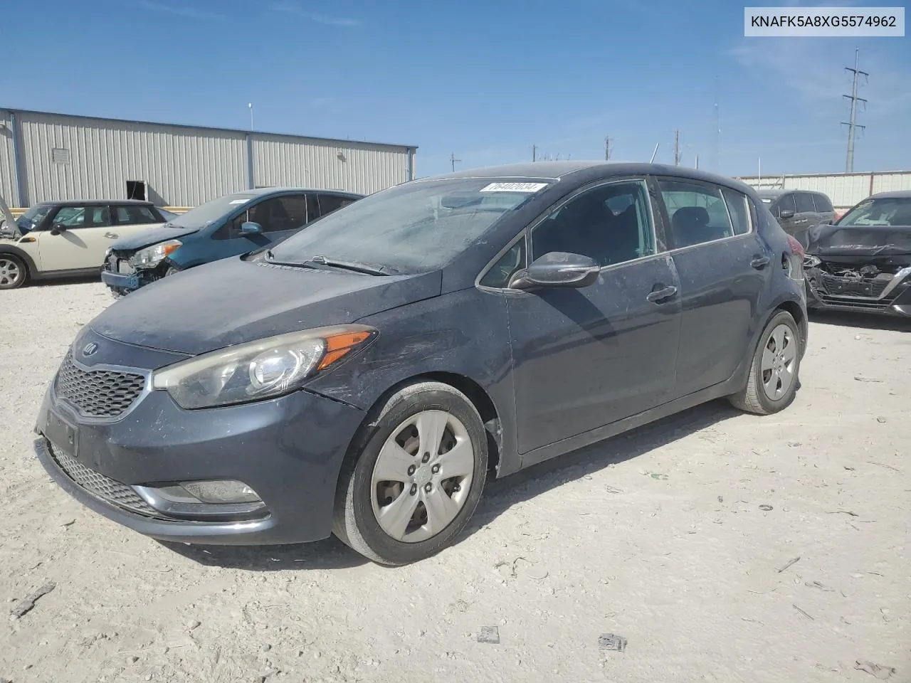 2016 Kia Forte Lx VIN: KNAFK5A8XG5574962 Lot: 76402034