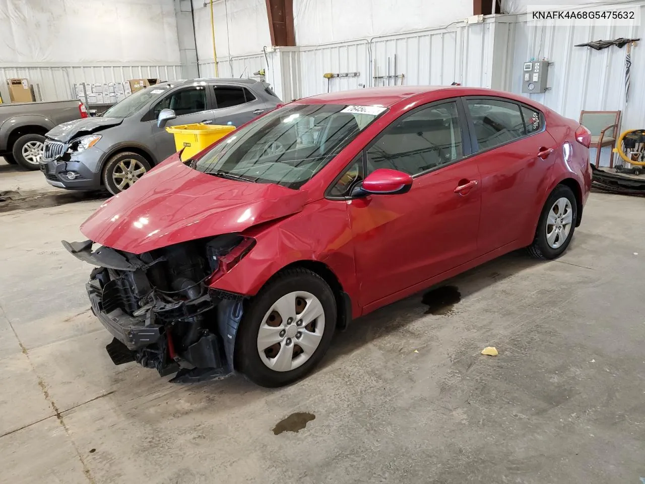 2016 Kia Forte Lx VIN: KNAFK4A68G5475632 Lot: 76456094