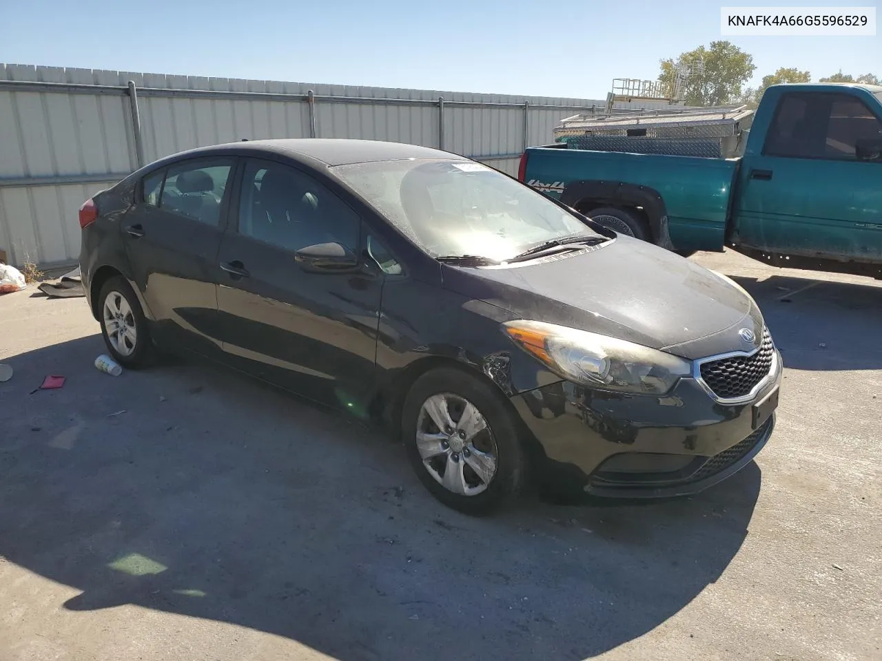 2016 Kia Forte Lx VIN: KNAFK4A66G5596529 Lot: 76495434