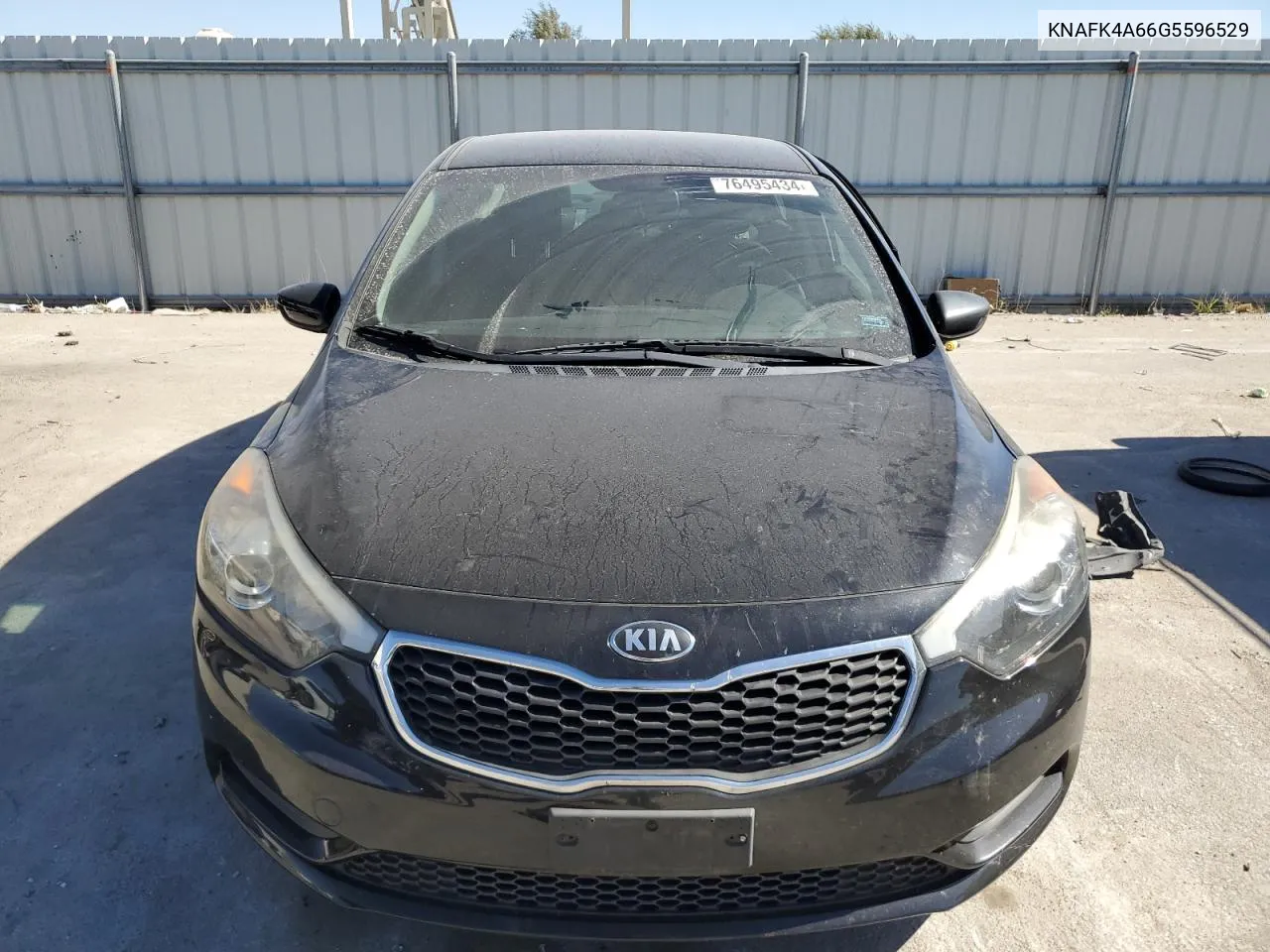 2016 Kia Forte Lx VIN: KNAFK4A66G5596529 Lot: 76495434