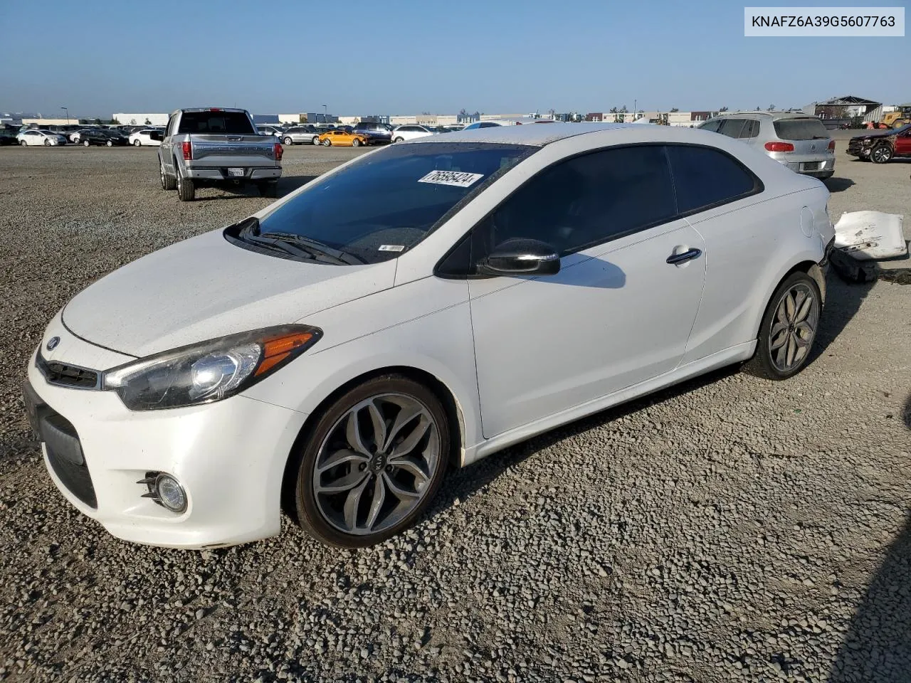 2016 Kia Forte Sx VIN: KNAFZ6A39G5607763 Lot: 76595424