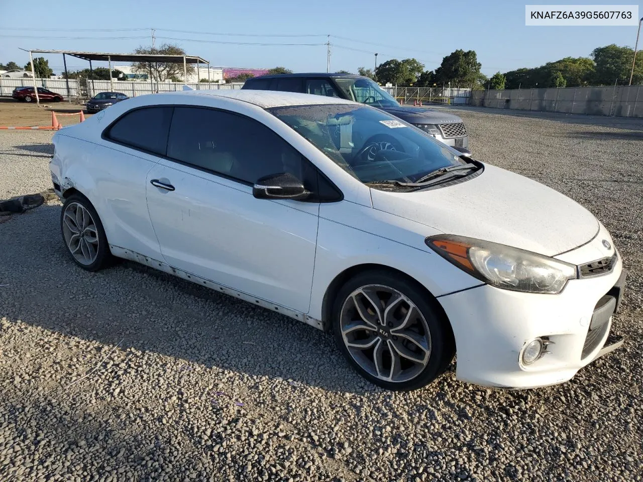 2016 Kia Forte Sx VIN: KNAFZ6A39G5607763 Lot: 76595424