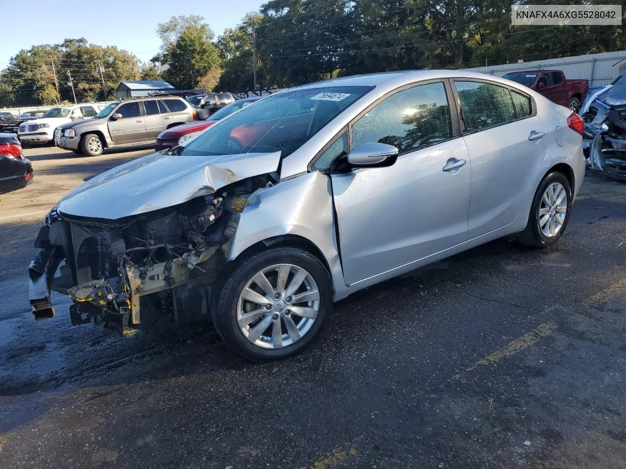 2016 Kia Forte Lx VIN: KNAFX4A6XG5528042 Lot: 76694614