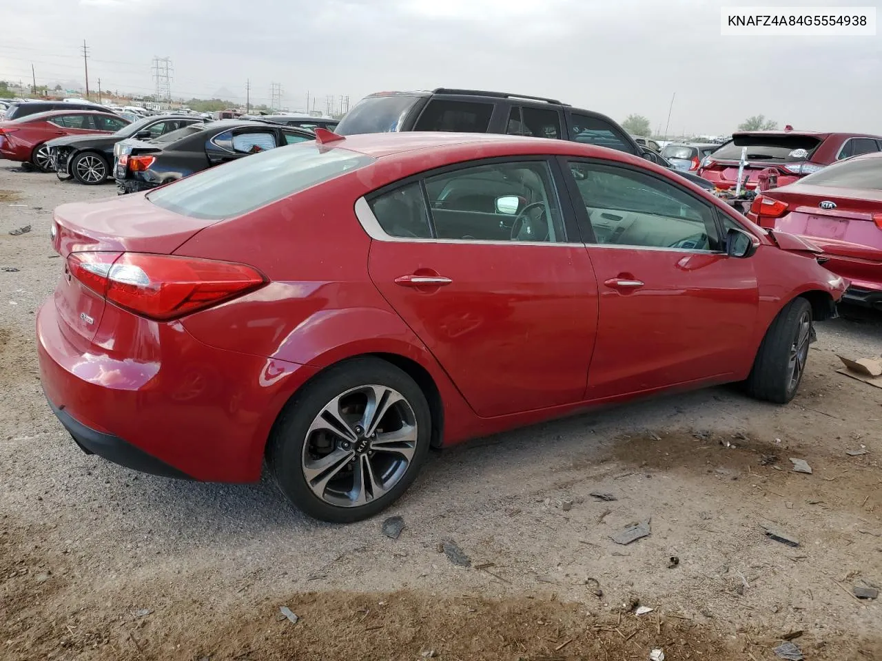 2016 Kia Forte Ex VIN: KNAFZ4A84G5554938 Lot: 76715224