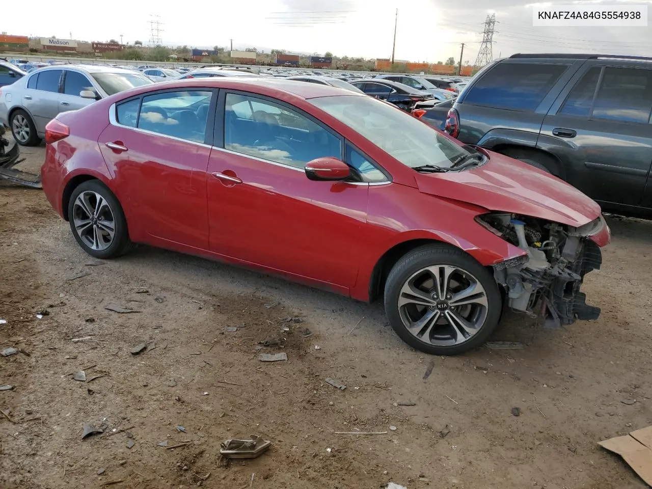 2016 Kia Forte Ex VIN: KNAFZ4A84G5554938 Lot: 76715224