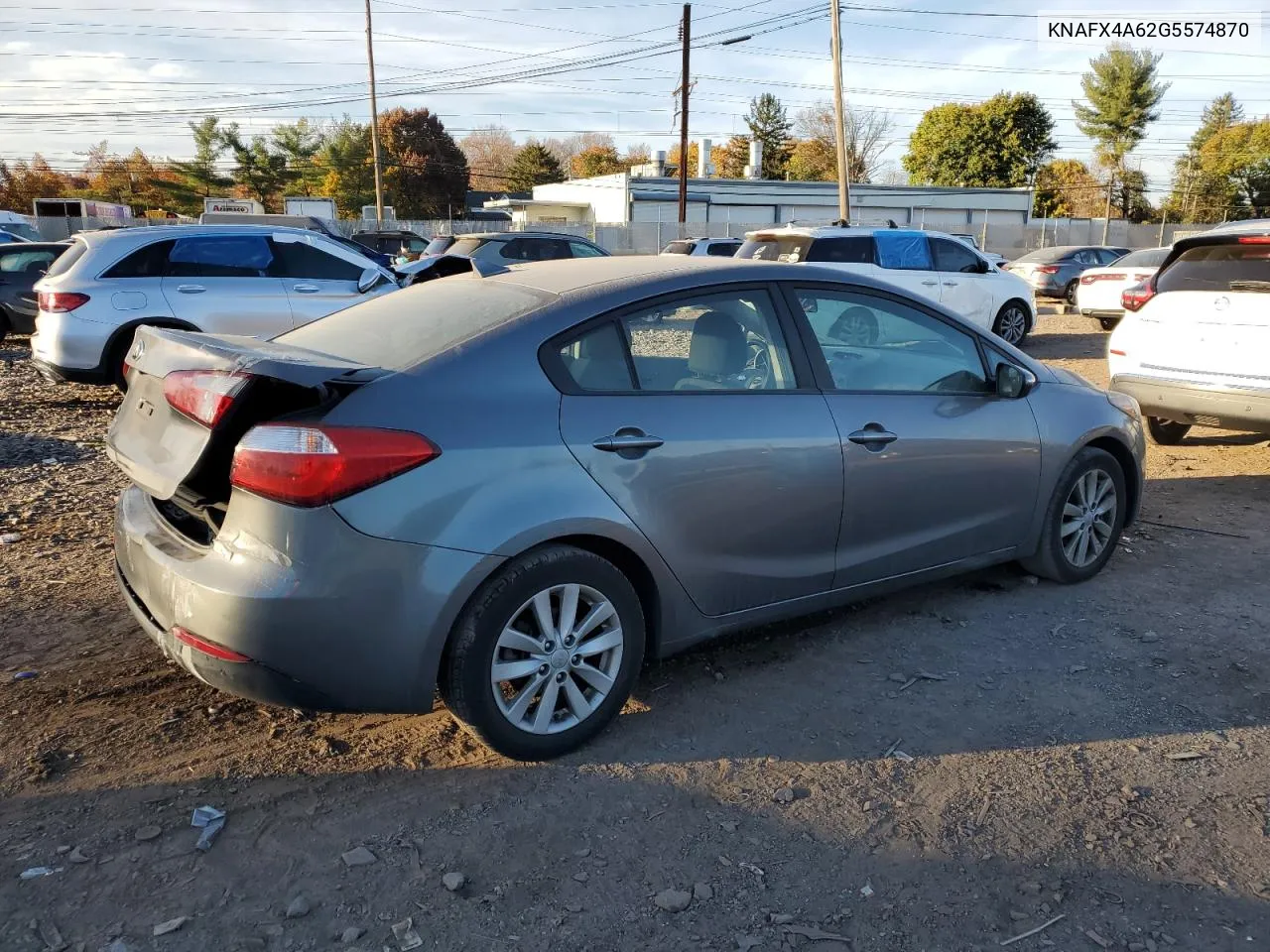 2016 Kia Forte Lx VIN: KNAFX4A62G5574870 Lot: 76956984