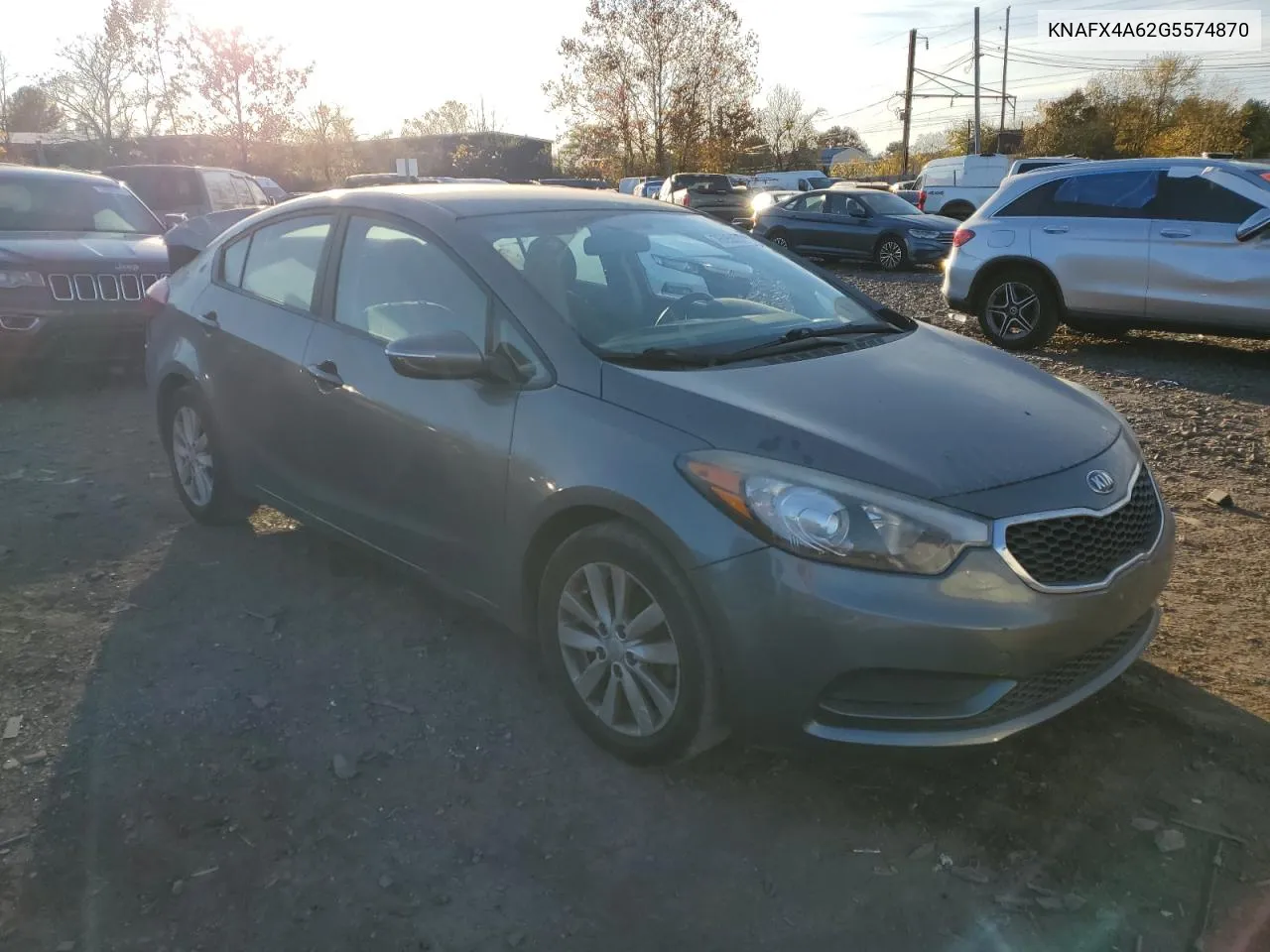 2016 Kia Forte Lx VIN: KNAFX4A62G5574870 Lot: 76956984