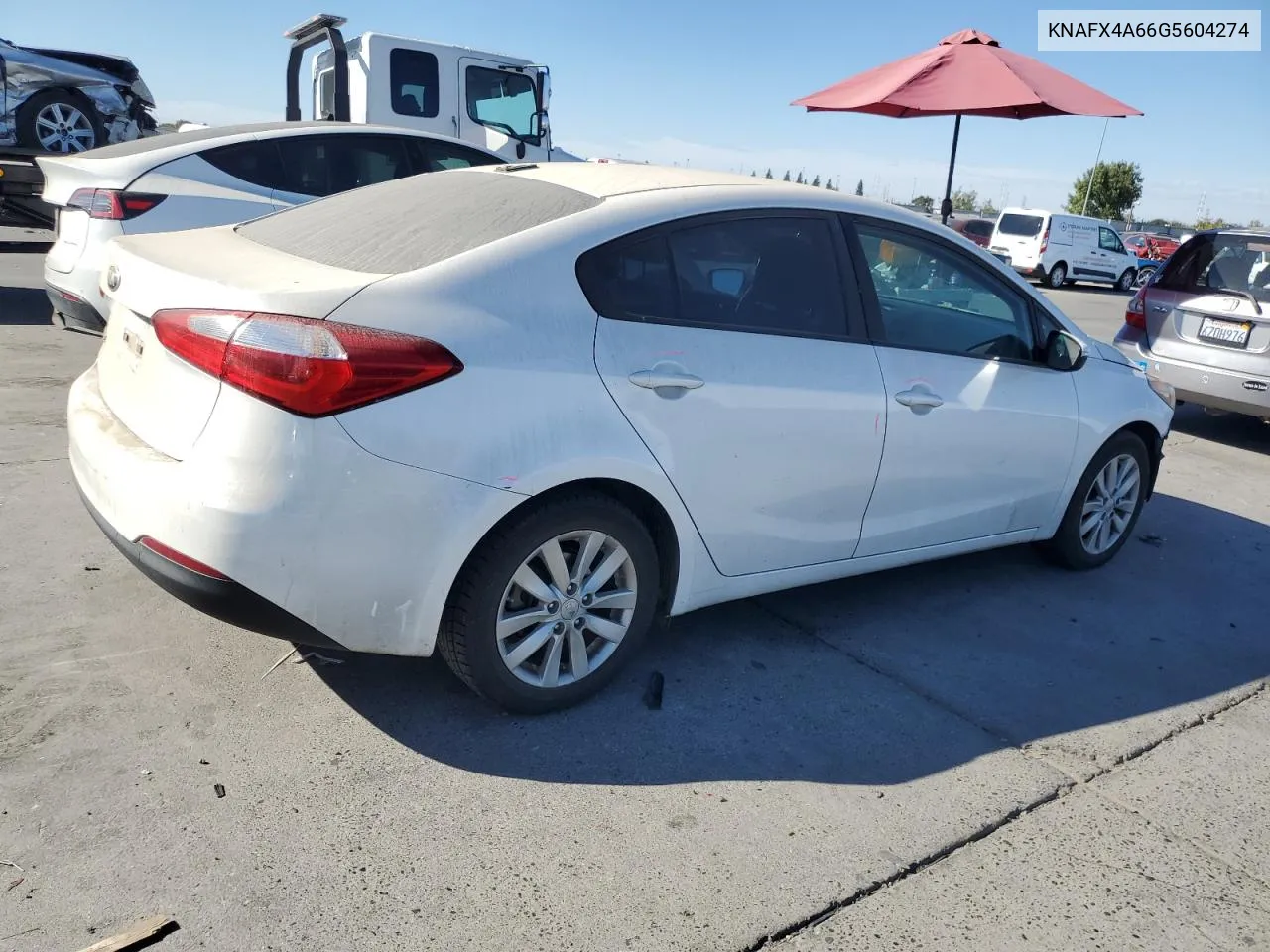 2016 Kia Forte Lx VIN: KNAFX4A66G5604274 Lot: 77042114