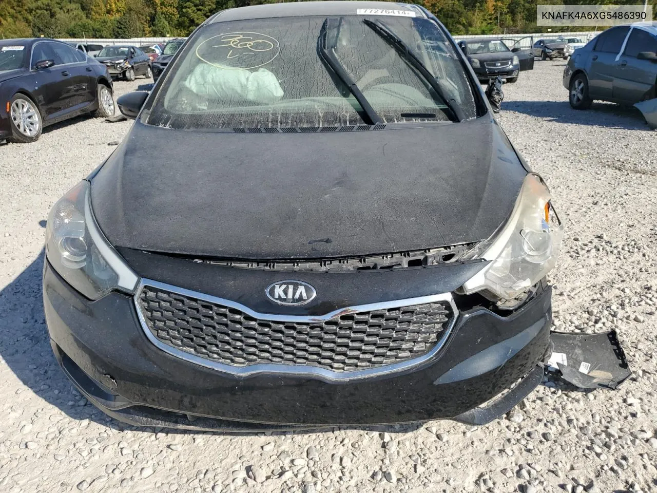 2016 Kia Forte Lx VIN: KNAFK4A6XG5486390 Lot: 77276414