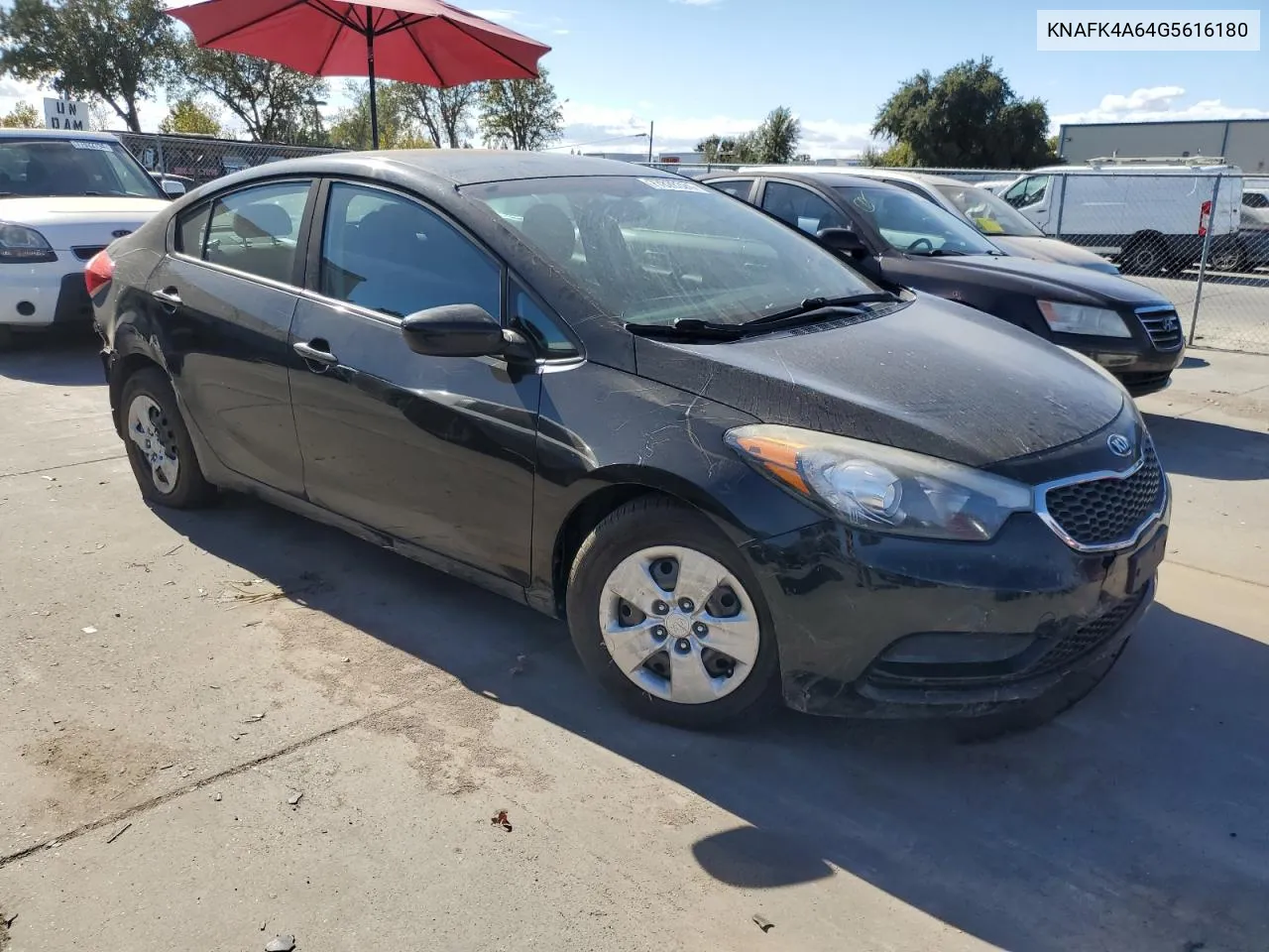 2016 Kia Forte Lx VIN: KNAFK4A64G5616180 Lot: 77828324