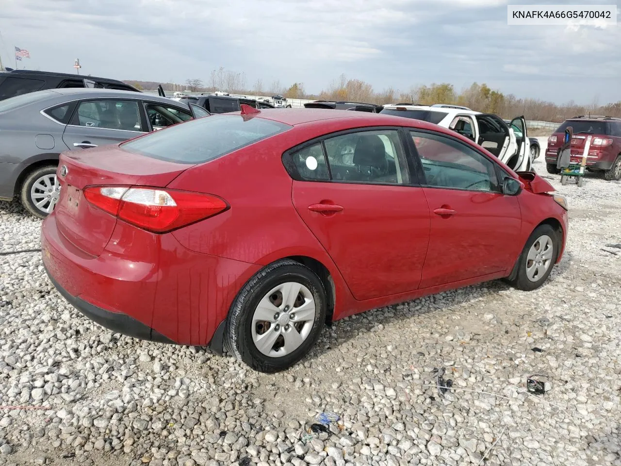 2016 Kia Forte Lx VIN: KNAFK4A66G5470042 Lot: 77898804