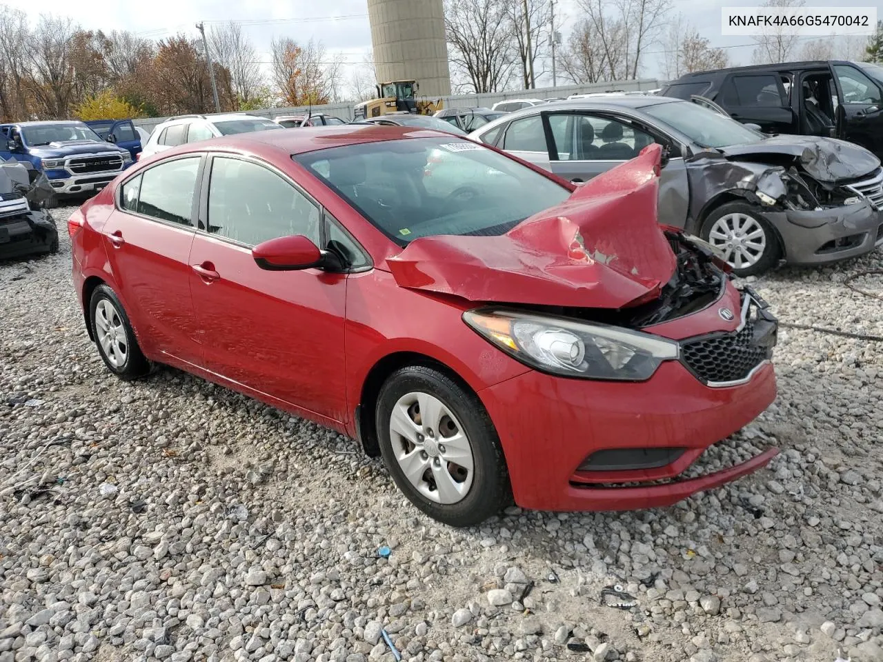 2016 Kia Forte Lx VIN: KNAFK4A66G5470042 Lot: 77898804