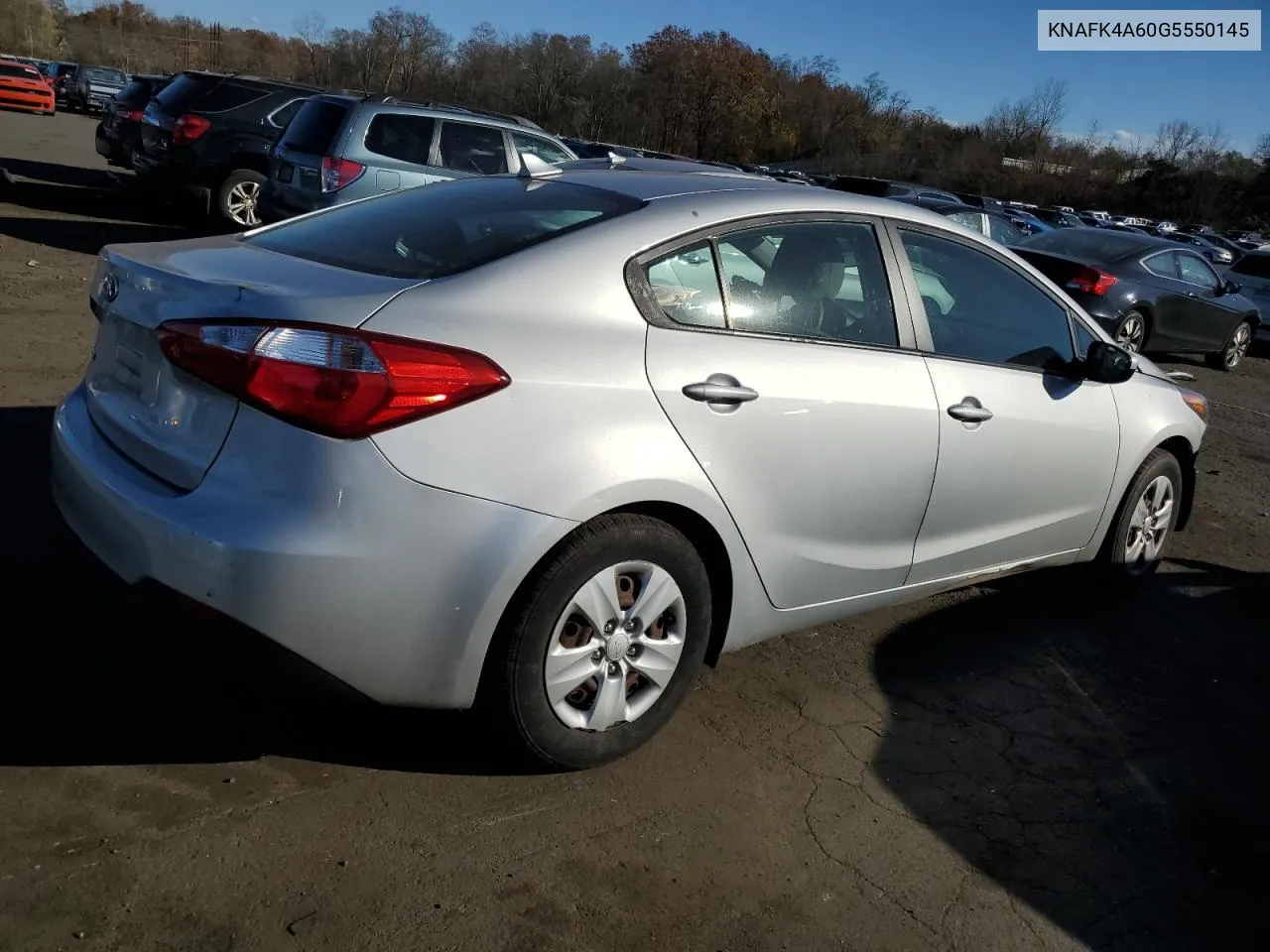 2016 Kia Forte Lx VIN: KNAFK4A60G5550145 Lot: 78000494