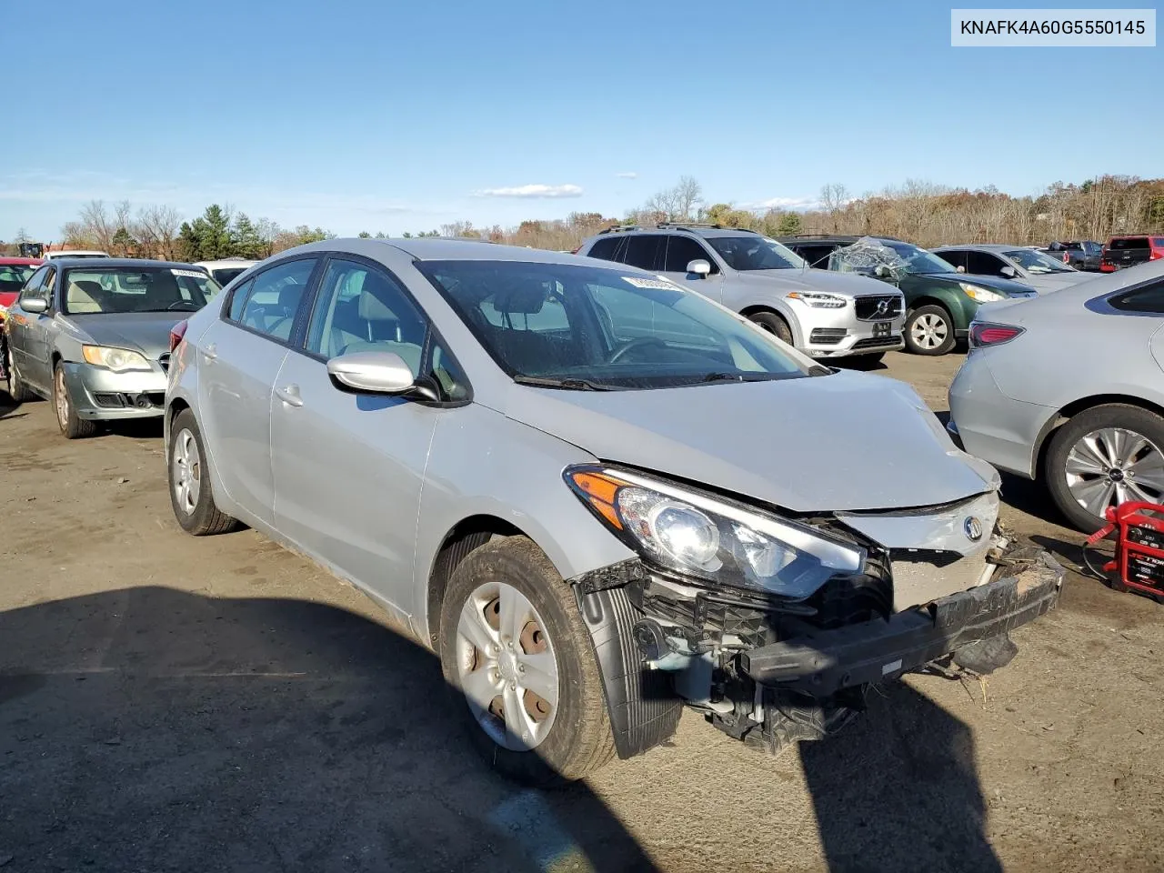 2016 Kia Forte Lx VIN: KNAFK4A60G5550145 Lot: 78000494