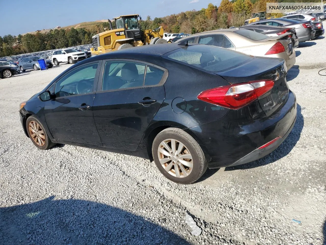 2016 Kia Forte Lx VIN: KNAFX4A60G5440486 Lot: 78308424