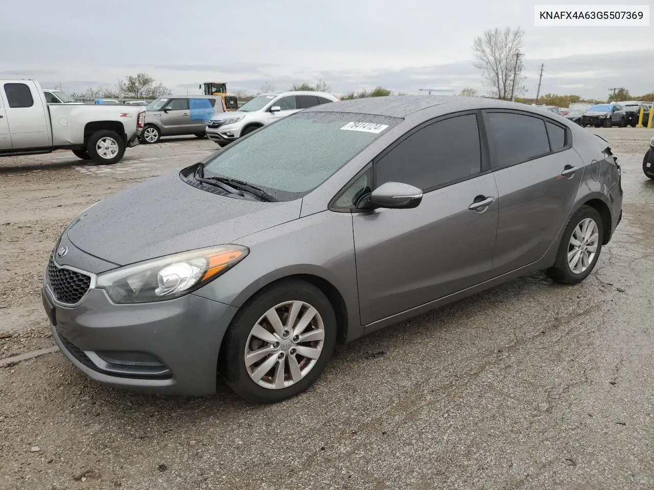 2016 Kia Forte Lx VIN: KNAFX4A63G5507369 Lot: 78414124