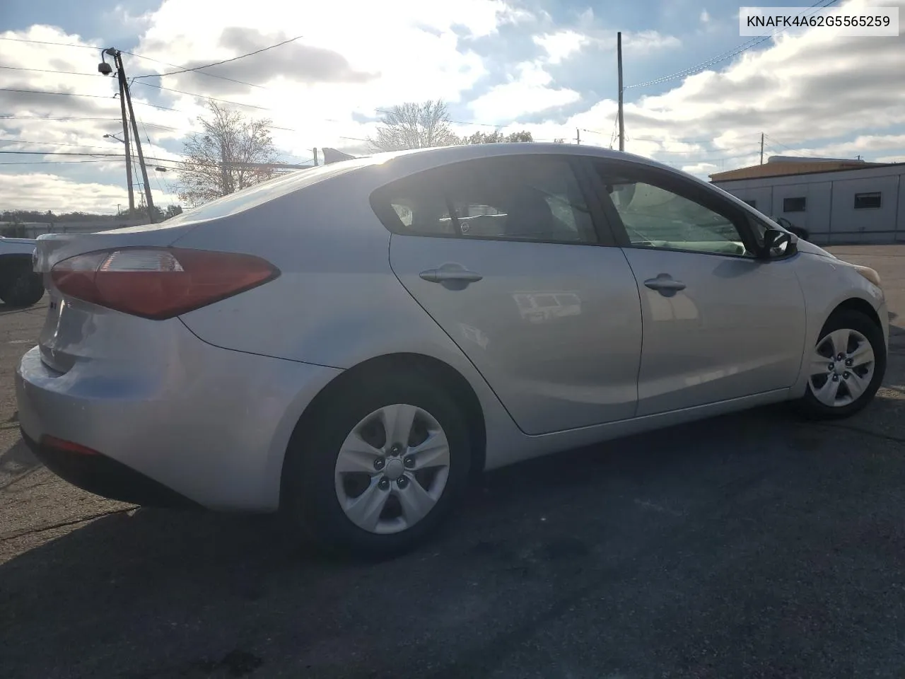 2016 Kia Forte Lx VIN: KNAFK4A62G5565259 Lot: 78593254