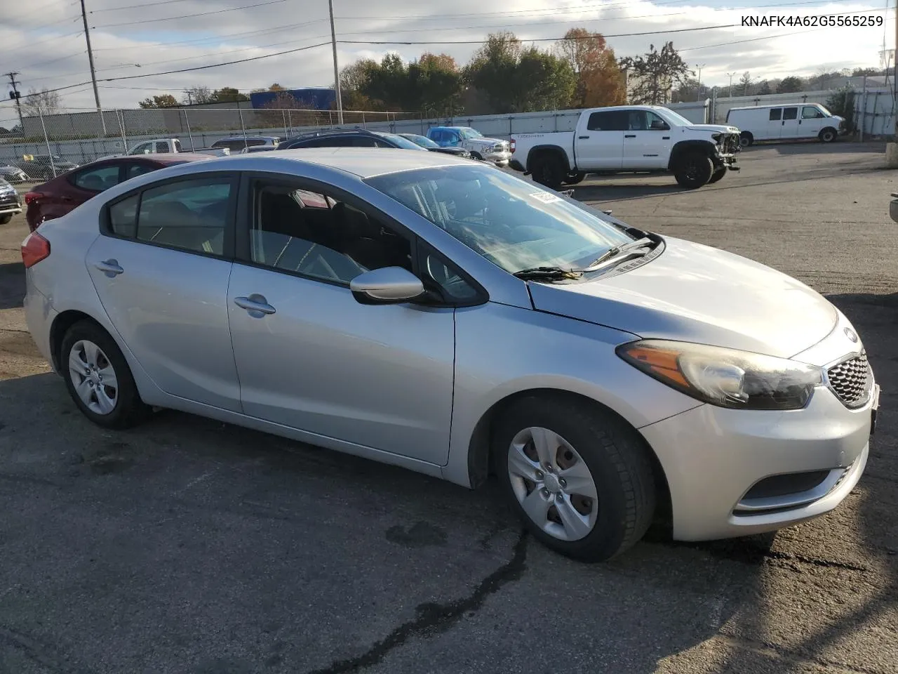 2016 Kia Forte Lx VIN: KNAFK4A62G5565259 Lot: 78593254