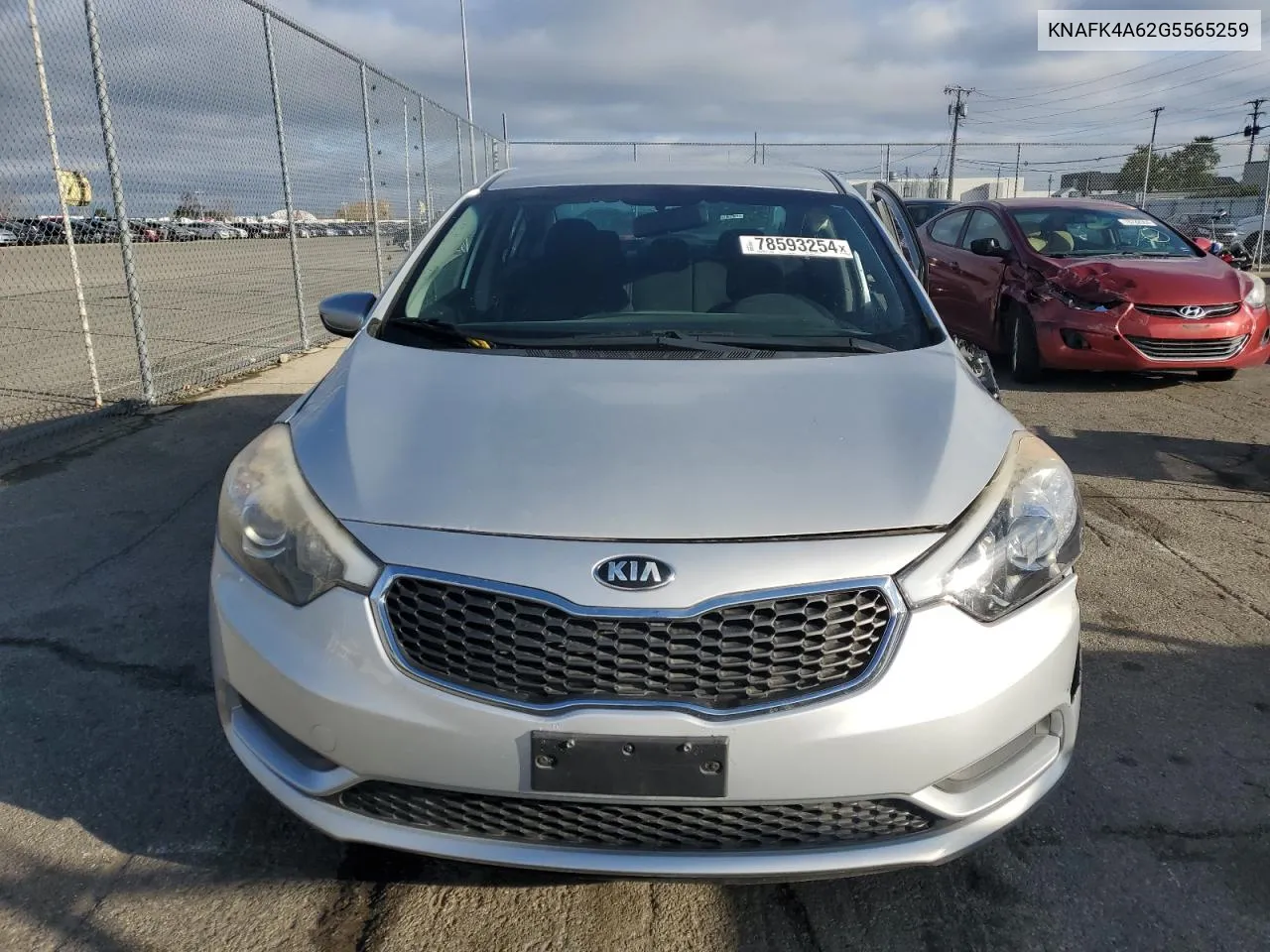 2016 Kia Forte Lx VIN: KNAFK4A62G5565259 Lot: 78593254