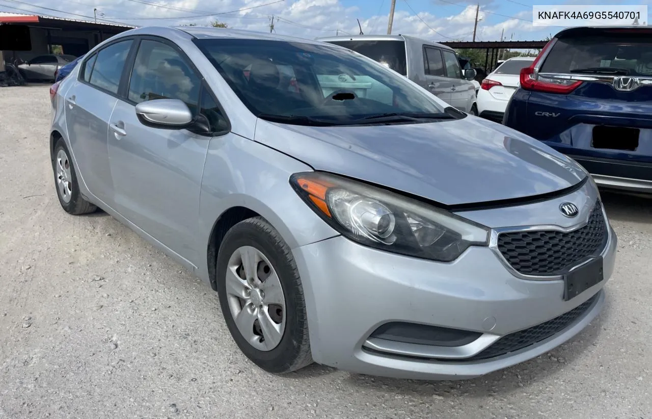 KNAFK4A69G5540701 2016 Kia Forte Lx