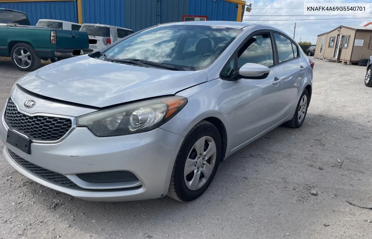 2016 Kia Forte Lx VIN: KNAFK4A69G5540701 Lot: 78690904