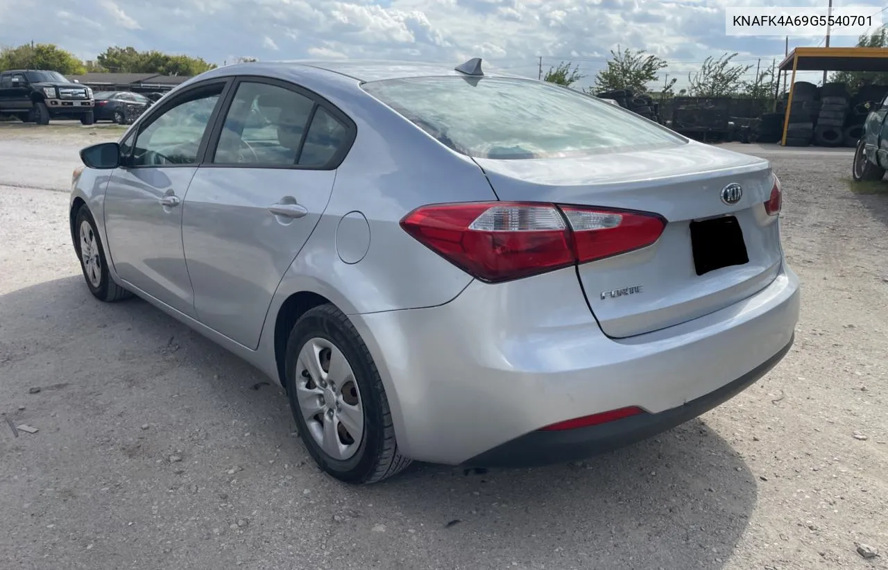 KNAFK4A69G5540701 2016 Kia Forte Lx