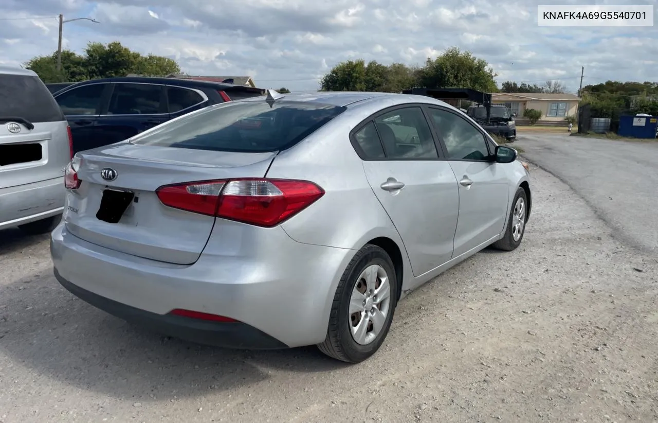 2016 Kia Forte Lx VIN: KNAFK4A69G5540701 Lot: 78690904