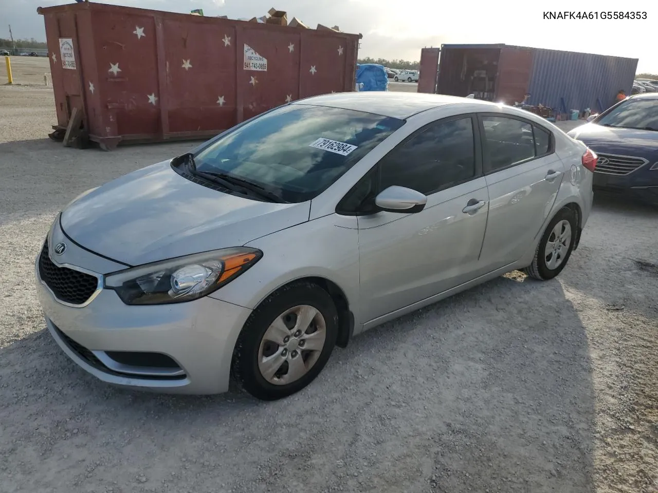 2016 Kia Forte Lx VIN: KNAFK4A61G5584353 Lot: 79162984