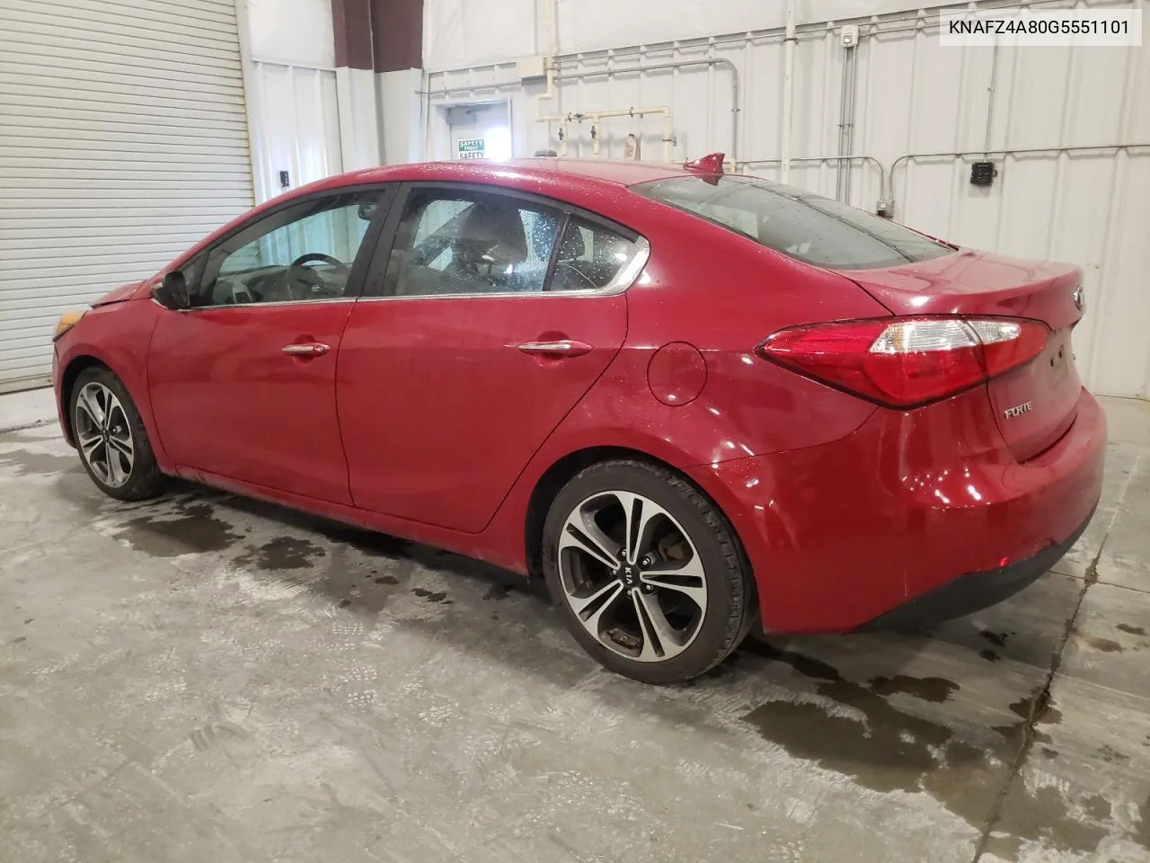 2016 Kia Forte Ex VIN: KNAFZ4A80G5551101 Lot: 79629624