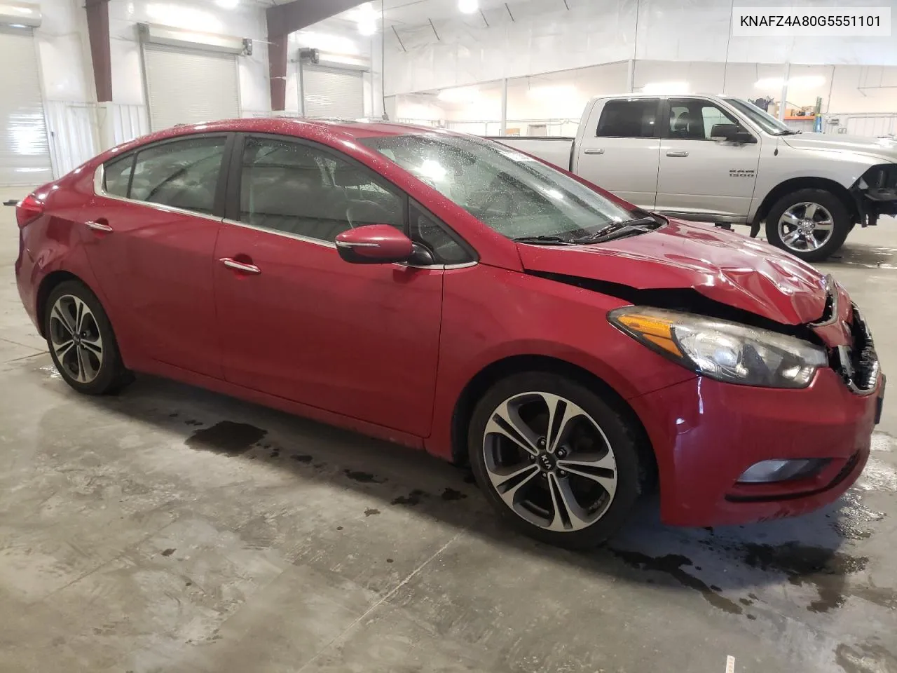 2016 Kia Forte Ex VIN: KNAFZ4A80G5551101 Lot: 79629624