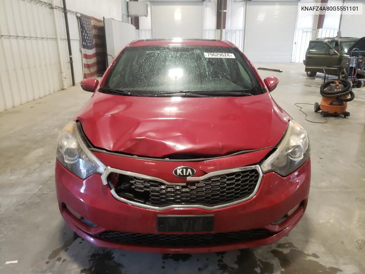 2016 Kia Forte Ex VIN: KNAFZ4A80G5551101 Lot: 79629624