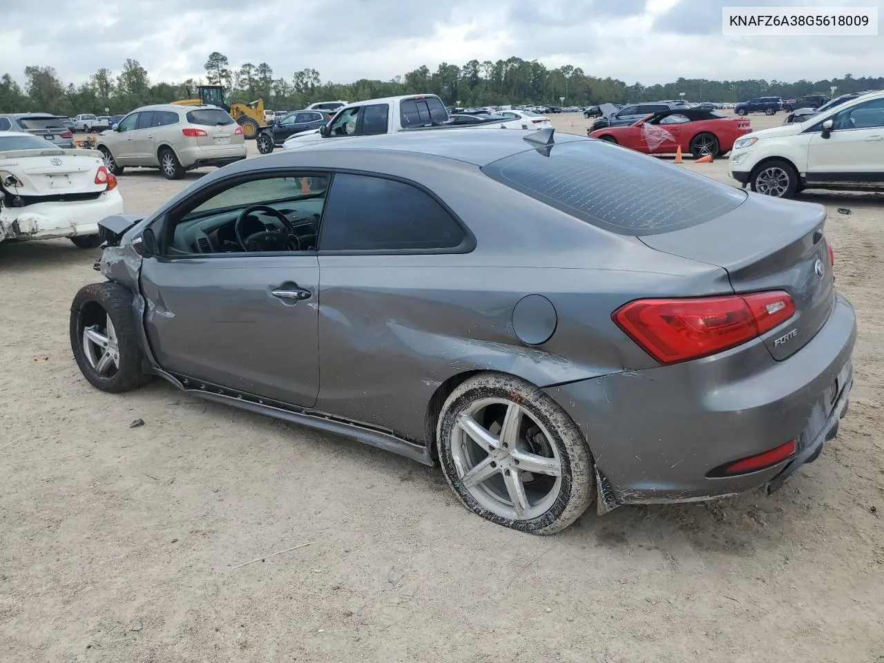 2016 Kia Forte Sx VIN: KNAFZ6A38G5618009 Lot: 80037764