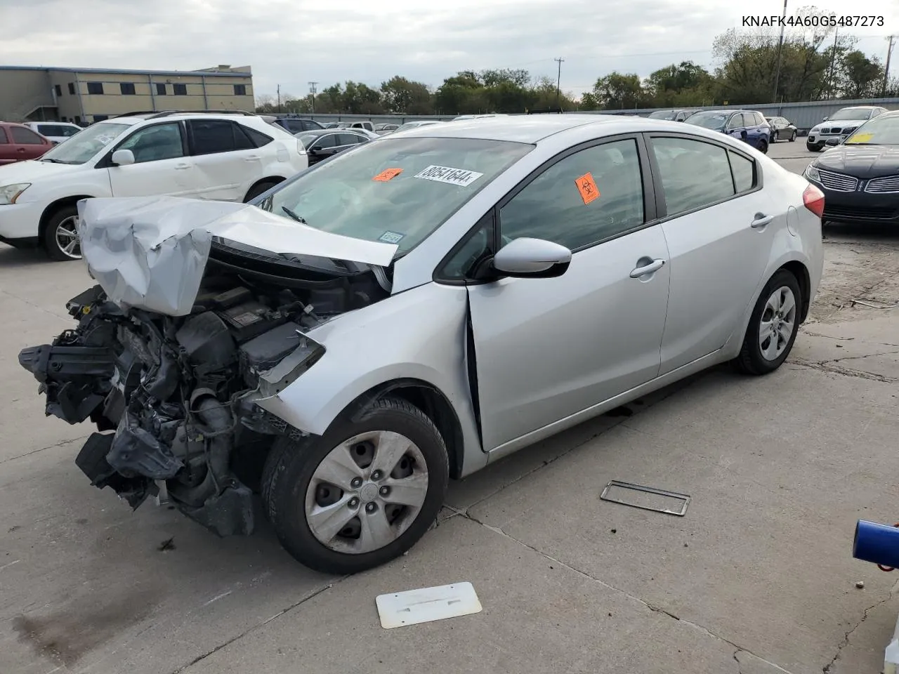 2016 Kia Forte Lx VIN: KNAFK4A60G5487273 Lot: 80541644