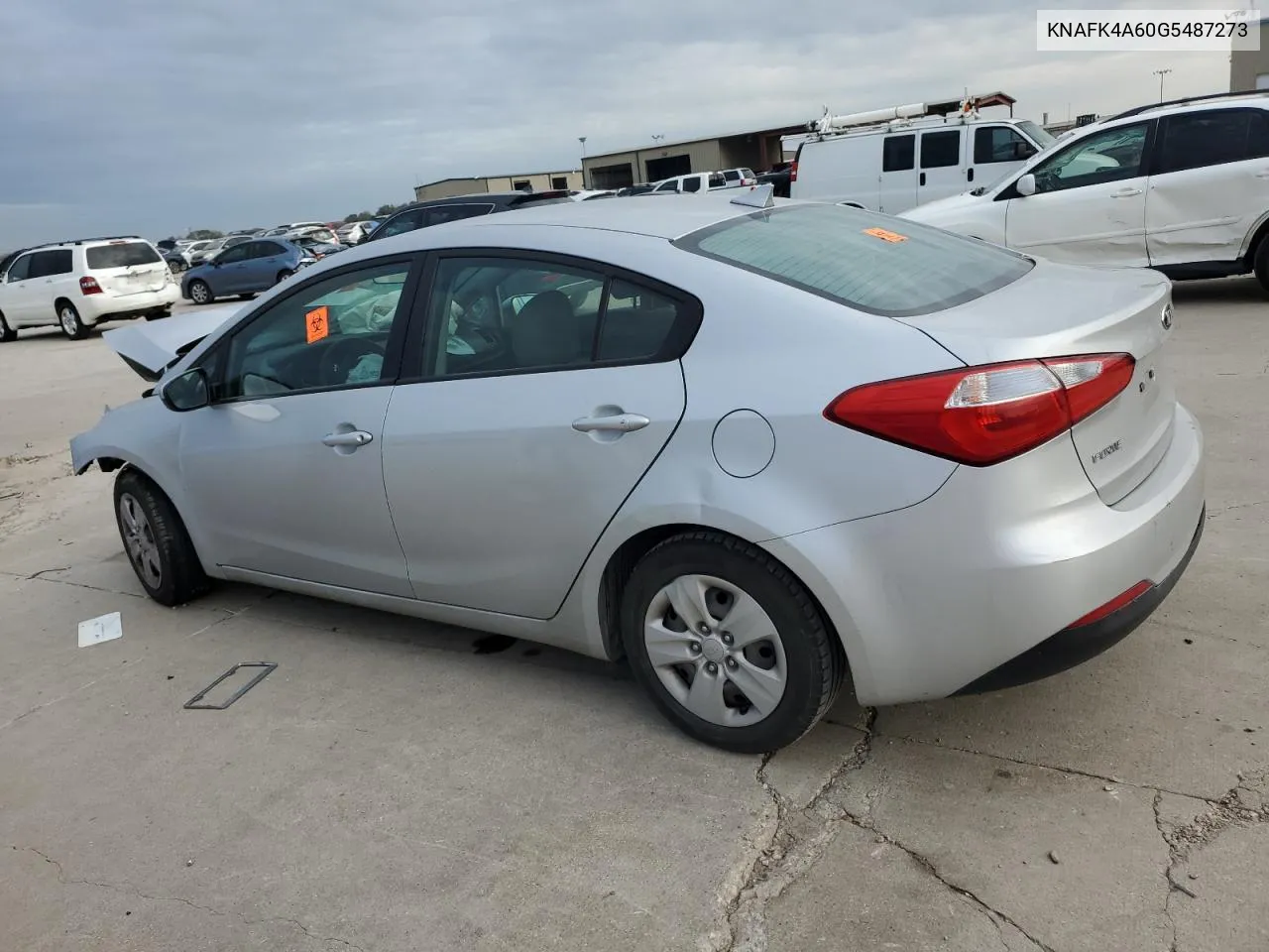 2016 Kia Forte Lx VIN: KNAFK4A60G5487273 Lot: 80541644