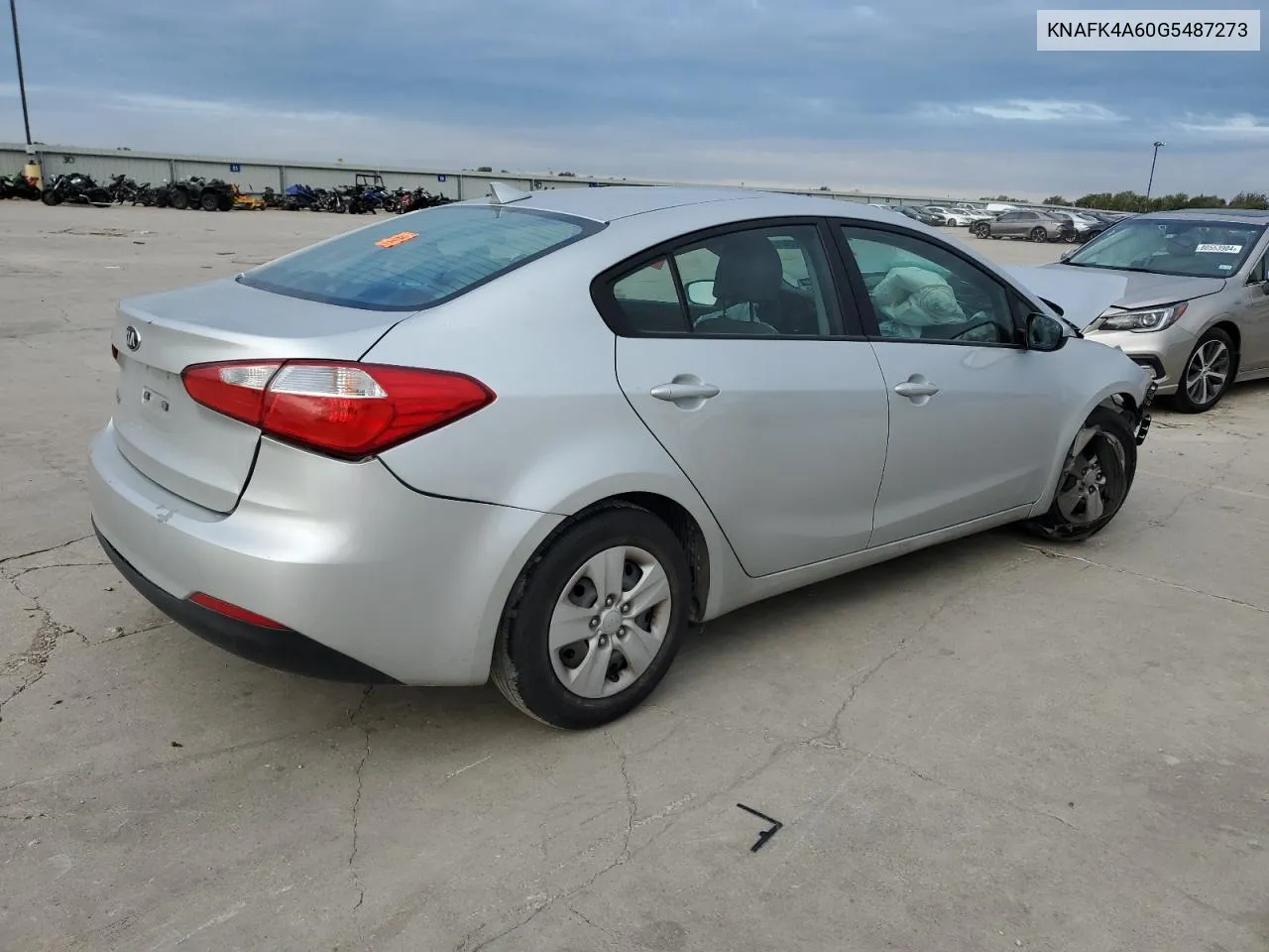 2016 Kia Forte Lx VIN: KNAFK4A60G5487273 Lot: 80541644