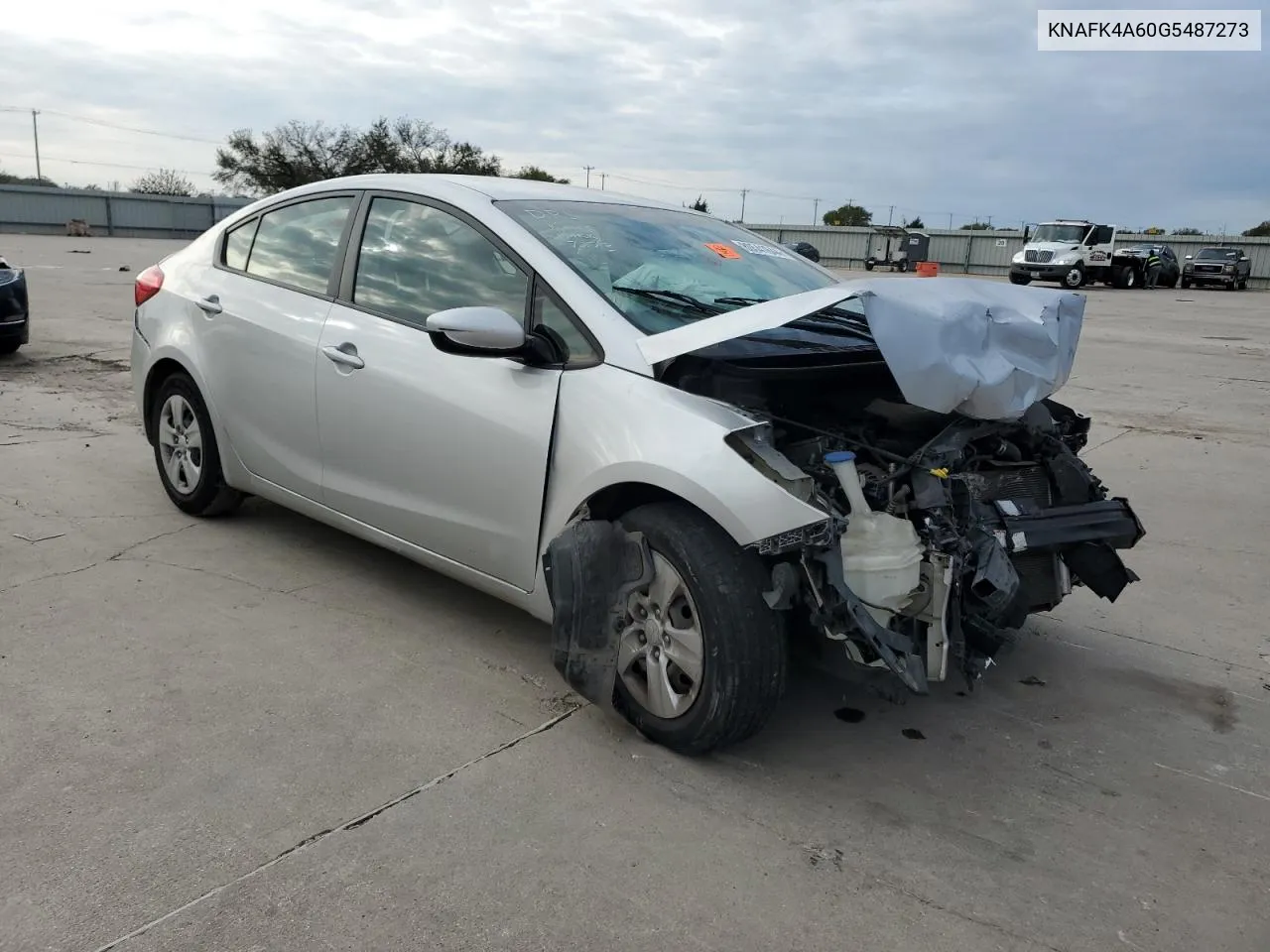 2016 Kia Forte Lx VIN: KNAFK4A60G5487273 Lot: 80541644