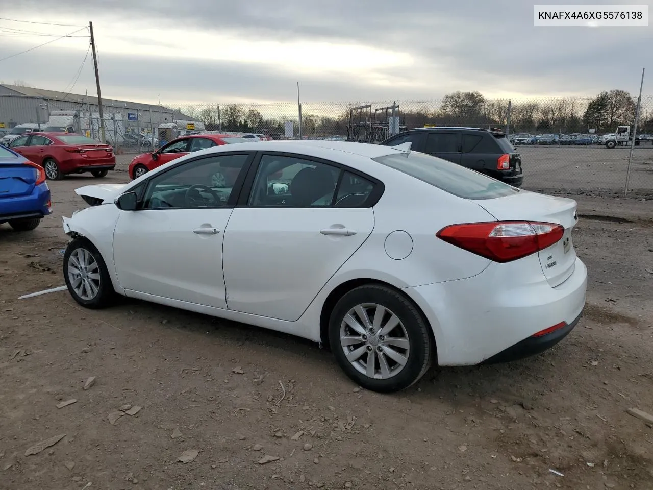 2016 Kia Forte Lx VIN: KNAFX4A6XG5576138 Lot: 80830004