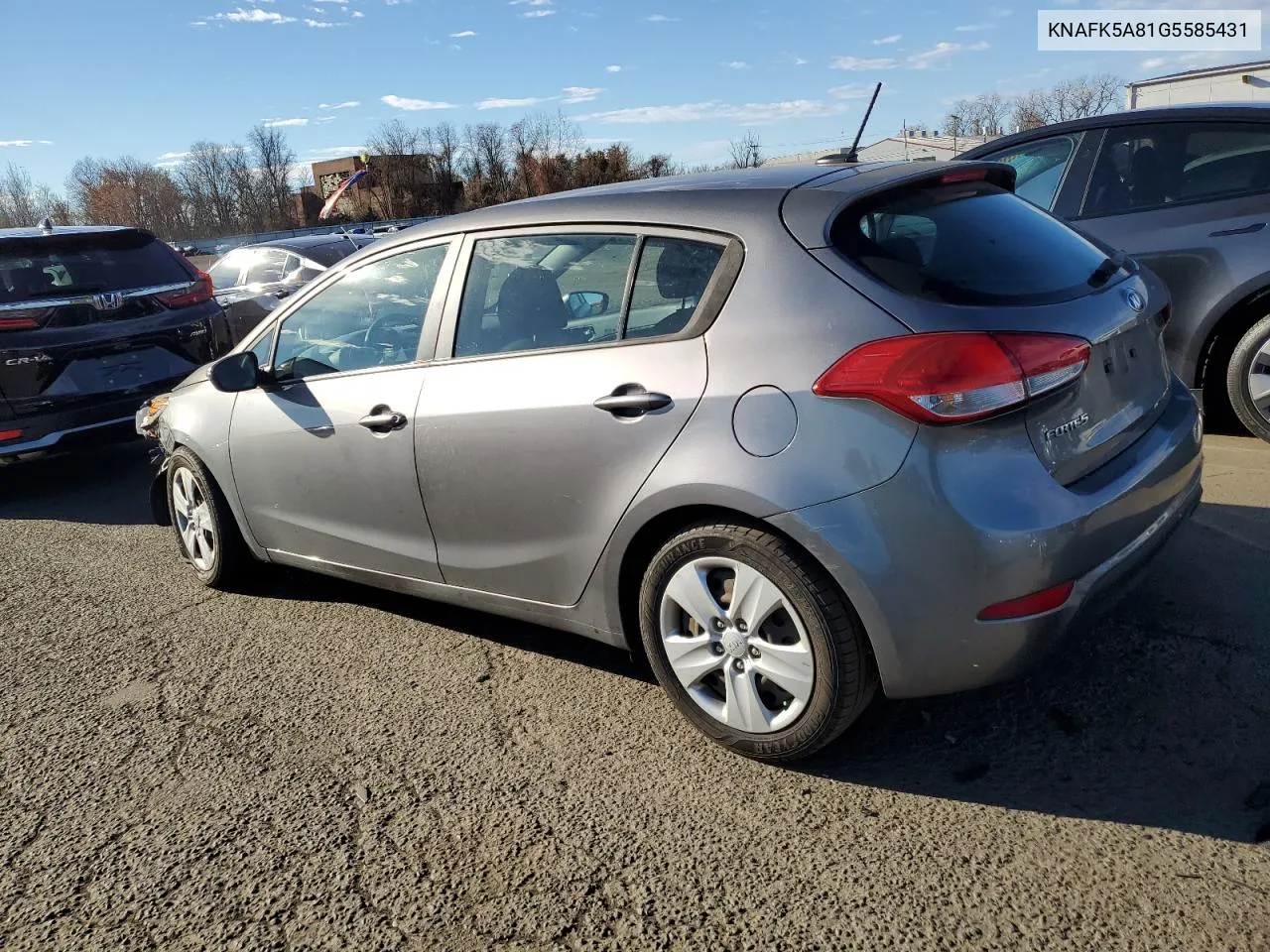 2016 Kia Forte Lx VIN: KNAFK5A81G5585431 Lot: 80906954