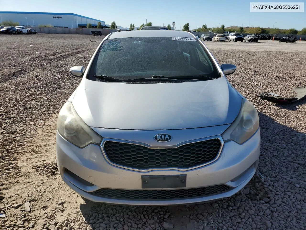 2016 Kia Forte Lx VIN: KNAFX4A68G5506251 Lot: 81382224