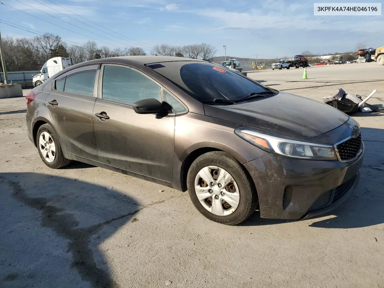 2017 Kia Forte Lx VIN: 3KPFK4A74HE046196 Lot: 41378424