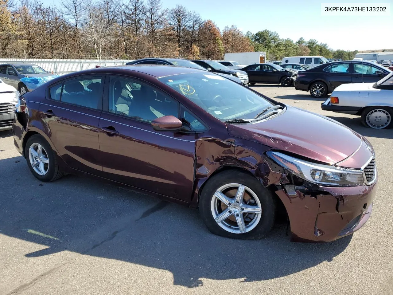 3KPFK4A73HE133202 2017 Kia Forte Lx