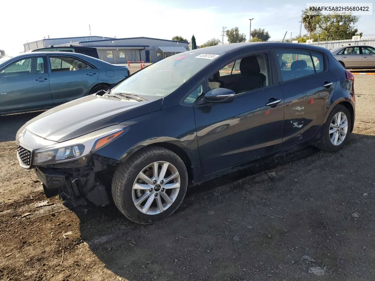 KNAFK5A82H5680422 2017 Kia Forte Lx