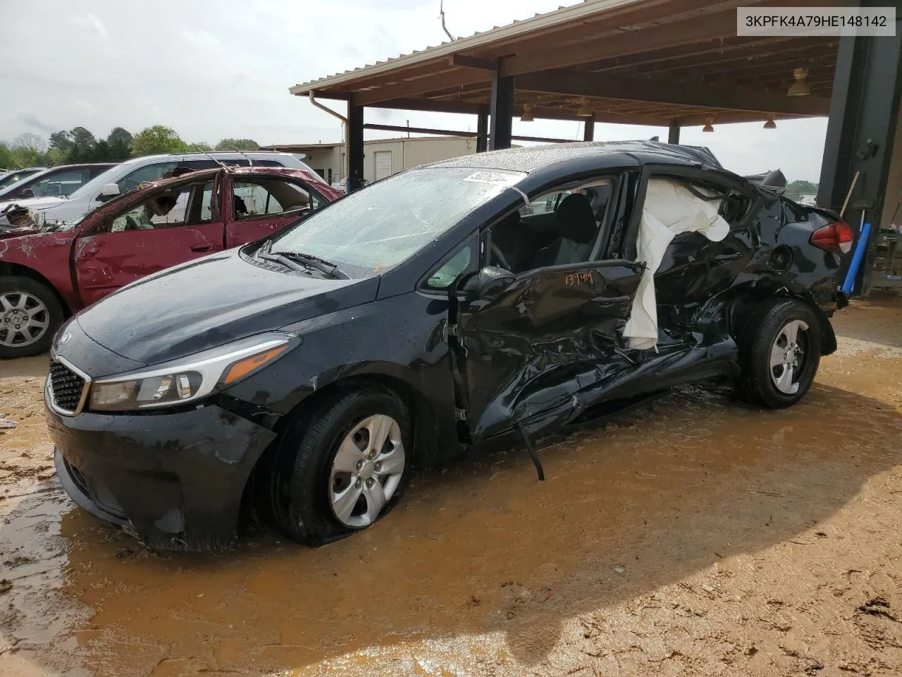 2017 Kia Forte Lx VIN: 3KPFK4A79HE148142 Lot: 50262164