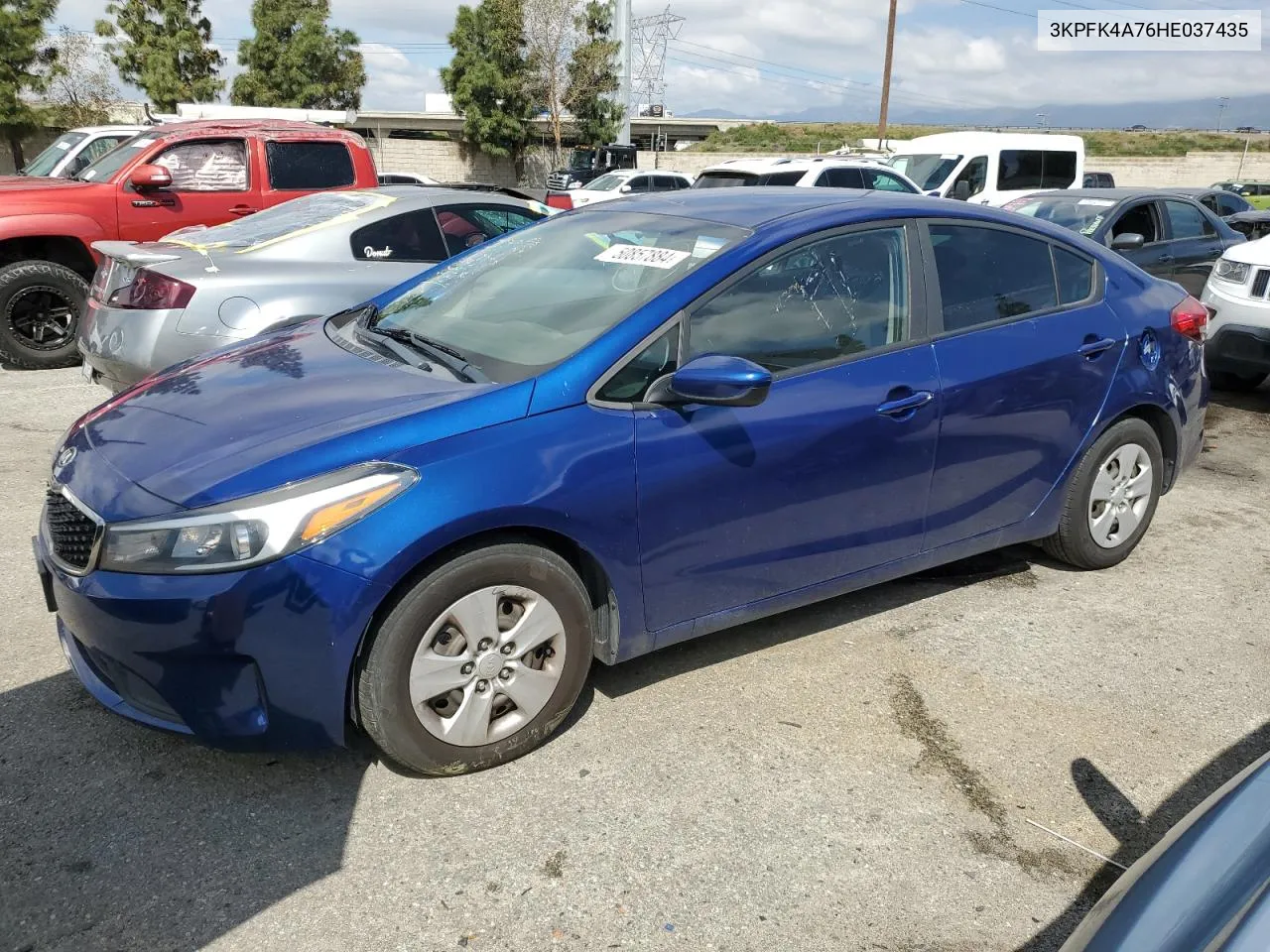 2017 Kia Forte Lx VIN: 3KPFK4A76HE037435 Lot: 50857884