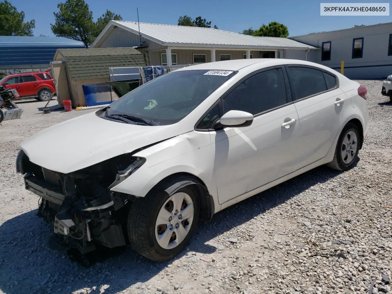 2017 Kia Forte Lx VIN: 3KPFK4A7XHE048650 Lot: 51694134