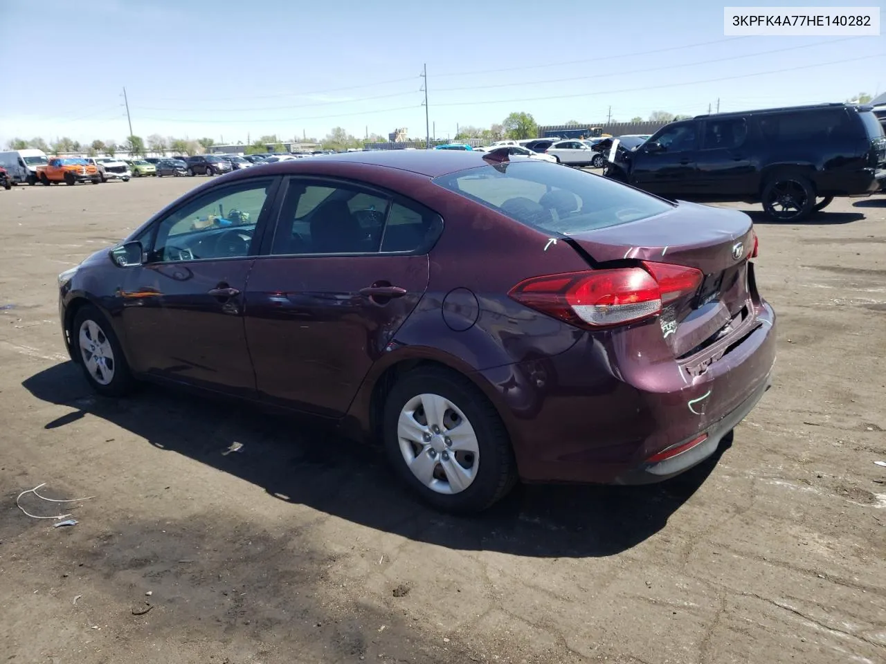 2017 Kia Forte Lx VIN: 3KPFK4A77HE140282 Lot: 53309774