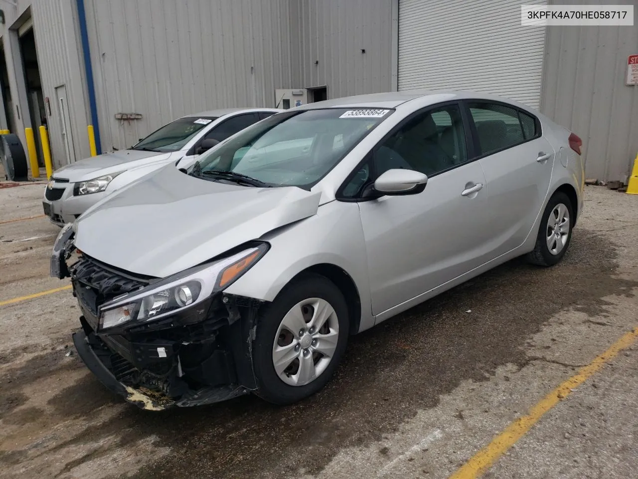 2017 Kia Forte Lx VIN: 3KPFK4A70HE058717 Lot: 53893864