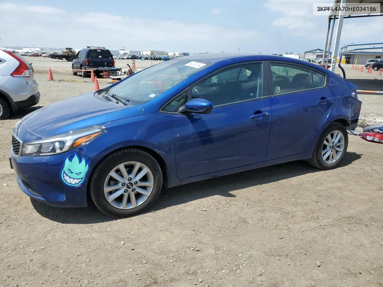 2017 Kia Forte Lx VIN: 3KPFL4A70HE034186 Lot: 54246814