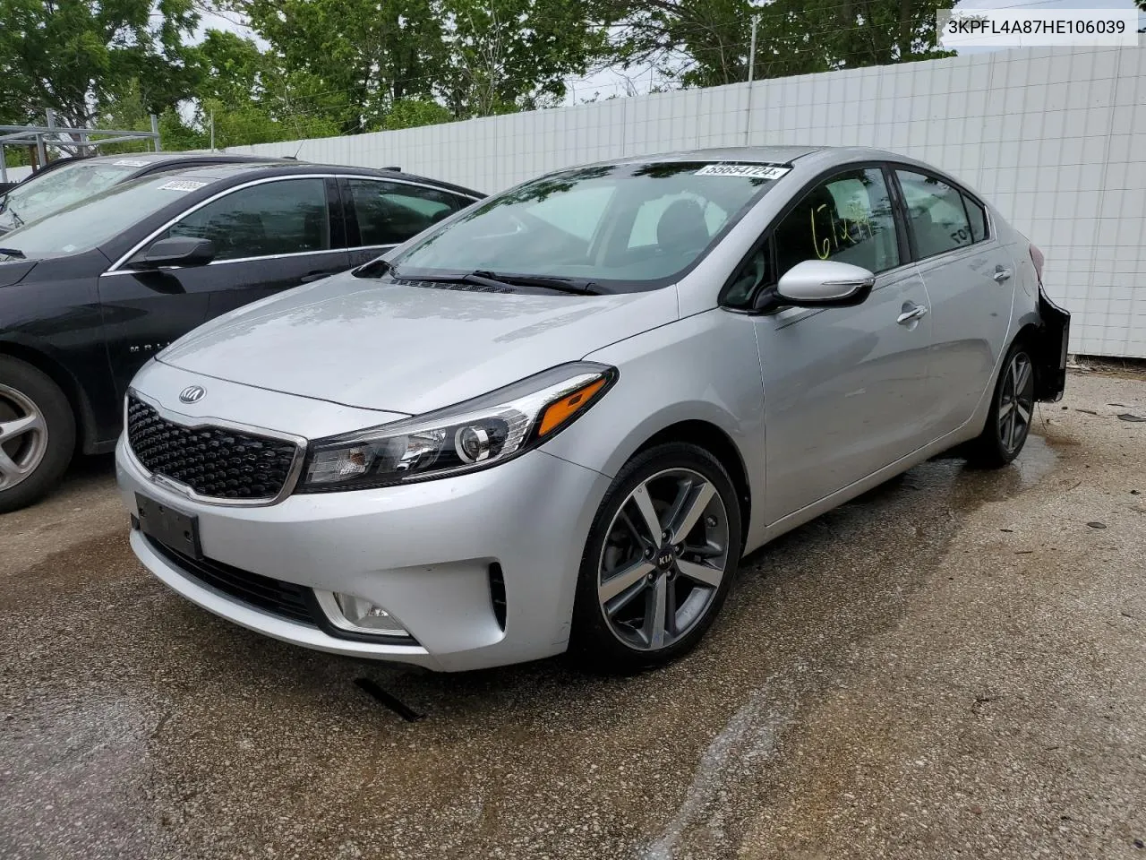 3KPFL4A87HE106039 2017 Kia Forte Ex